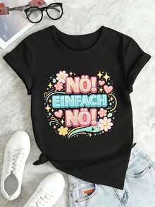 Women T-Shirts - Black - View 2