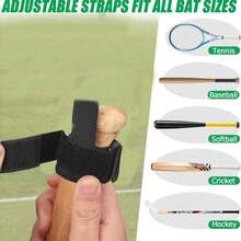 1/2 Adjustable Baseball Bat Rack | Suitable For All Baseball Bat Sizes, Portable Display Stand With Metal Hooks, Suitable For Indoor And Outdoor Use, For The End Of The Baseball Bat - Multicolor - View 7