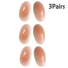 1/2/3 Pairs Elegant Invisible Silicone Shoulder Pads, Rectangular Shoulder Pads, Fake Shoulder Pads, Non-Slip Shoulder Pads, Narrow Shoulder Pads, Unisex Silicone Shoulder Pads, Anti-Slip, Self-Adhesive, Transparent Silicone, Suitable For Men And Women Sloping Shoulders, High And Low Collar Suits, T-Shirts - Multicolor - View 20