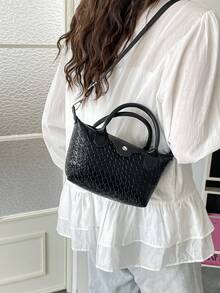 A Lightweight And Compact Minimalist-Style Ladies Crossbody Bag, A New Bag For 2026. - Black - View 9