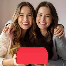 Cajas de envío pequeñas paquete de 50 cajas de cartón corrugado para envío cajas corrugadas pequeñas para envío embalaje manualidades regalos productos 6 x 4 x 1.6 pulgadas rojo - Rojo - Ver 6