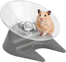 Hamster Flying Saucer Silent Running Exercise Wheel For Hamsters, Gerbils, Mice,Hedgehog And Other Small Pets Silent Running Wheel Hamster,Medium - Màu A - Xem 2