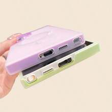 Compatible With IPhone17 Pro Max, 16, 15, 14, 13, 12, 11 Pro Max Plus, As Well As Galaxy S26, S25, S24, S23, S22 Ultra, Plus, FE, Edge, A56, A35, A26 Macaron Color Dual-Layer Magnetic PC Phone Case, Matte Shockproof With Wireless Charging Function - 黑色 - 查看 3