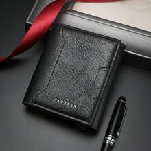 CARRKEN New Style Men's Vintage Wallet, Fashionable Tri-Fold Multi-Function Card & Cash Holder, Youth Versatile Multi-Card Slots Wallet, Great Gift For Men Formal/Business Formal Valentine's Day Ideas - Various - View 9
