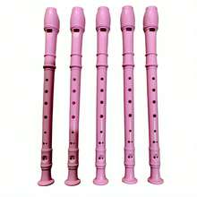 1pc 30cm Standard Colorful Recorder, 32cm High-Quality 6/8 Hole Plastic Recorder For Beginner, Musical Instrument For Practicing Vertical Flute, Music Practice Accompaniment Vertical Flute (Standard Model Detachable Into 2 Sections, Premium Model Detachable Into 3 Sections) - Multicolor - View 22