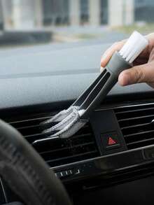 1pc/2pcs Car Air Vent Cleaning Brush - Soft Bristle Interior Duster, Car Interior Cleaning Tool, Auto Accessories - one-size - View 2