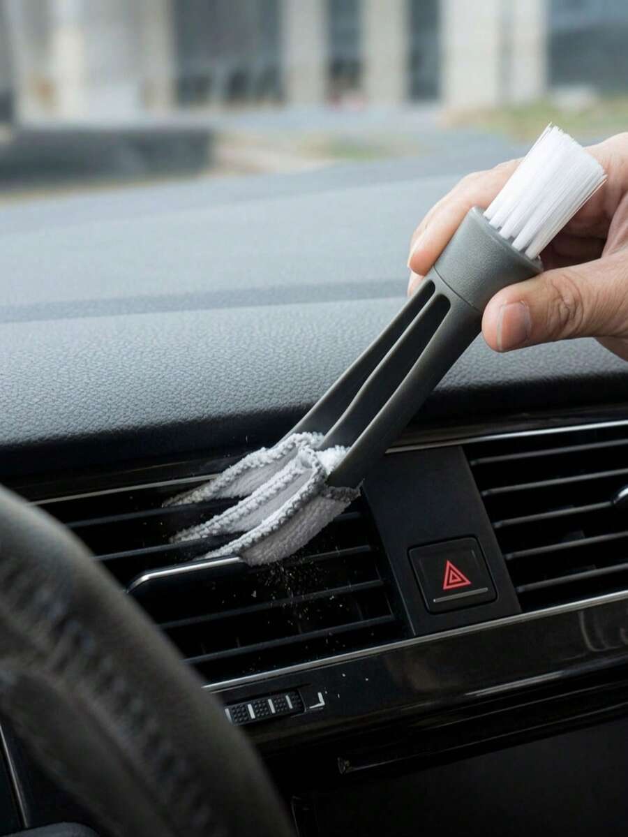 1pc/2pcs Car Air Vent Cleaning Brush - Soft Bristle Interior Duster, Car Interior Cleaning Tool, Auto Accessories