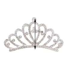 1pc Fashionable Modern Sparkling Elegant Crown Decor Hair Clip, Suitable For Party, Holiday, Gift To Friends And Family, Daily Wear - Silver - View 6