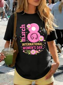 Women T-Shirts - Black - View 1