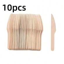 50/100/200件一次性木製餐具套組 | 木製叉子、刀、湯匙 | 適用於蛋糕匙、甜點匙、冰淇淋匙、沙拉叉和牛排叉。非常適合生日、聖誕派對、節日裝飾。 - 卡其色 - 查看 19