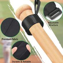 1/2 Adjustable Baseball Bat Rack | Suitable For All Baseball Bat Sizes, Portable Display Stand With Metal Hooks, Suitable For Indoor And Outdoor Use, For The End Of The Baseball Bat - Multicolor - View 3
