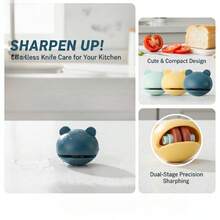 Cartoon Frog Knife Sharpener, Portable Sharpening Tool For Knives & Scissors, Camping Use - Frog Whetstone - View 4