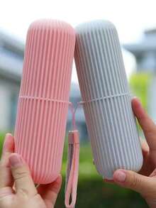 Bộ 4 món: Cốc súc miệng, cốc du lịch xách tay, giá đựng bàn chải đánh răng, cốc đựng đồ đa năng, thích hợp cho du lịch, cất giữ và sử dụng trong phòng tắm. Màu sắc ngẫu nhiên. - Nhiều màu - Xem 11