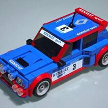 NUEVO CaDA 1:24 Set de Bloques de Construcción Maxi Turbo Car, Coche Deportivo Renault, Coche Retro, Ladrillos, Regalo de Cumpleaños para Adultos, Niños y Jóvenes - C55037 Con caja2 - Ver 6