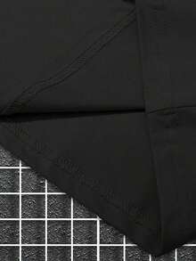 Camiseta Casual Estampada para Hombre Manfinity Homme, Talla Grande - Negro - Ver 4