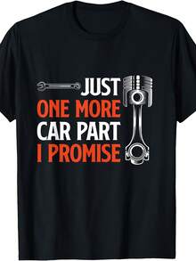 Just One More Car Part I Promise - Car Enthusiast Gift T-Shirt - 款式 - 查看 1
