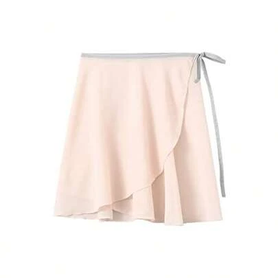 Girls And Women's Ballet Wrap Skirt Chiffon Dance Skirt