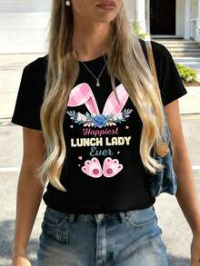 Women T-Shirts - Black - View 2