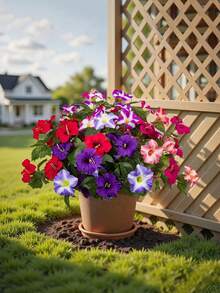 1pc 18-Inch Artificial Sunlight Decor, UV-Resistant, Fade-Proof, Weather-Resistant, Suitable For Garden, Patio, Balcony, Fence, Desk, Office, Windowsill, Living Room, Wedding, Birthday Party, Indoor And Outdoor Home Decor - Multicolor - View 2