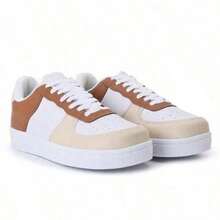 Unisex Men's And Women's Casual Sneakers, Comfortable Running/School Shoes, Lace-Up, Flat Sole, Athletic, Training - 雙色 - 查看 8