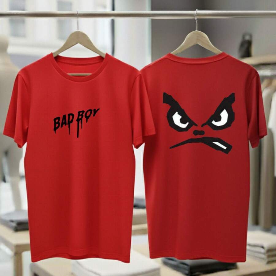 Summer T-Shirt Regular Fit - Red - View 1