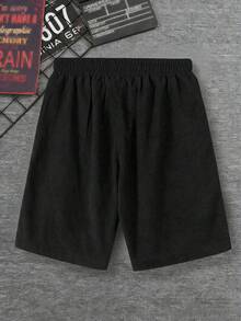 2条装青少年男童夏季纯色灯芯绒休闲短裤 - 彩色 - 查看 5