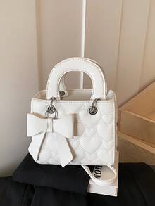 1 pieza Nuevo bolso de mujer, adecuado para el uso diario, viajes, compras y paseos - Blanco - Ver 9