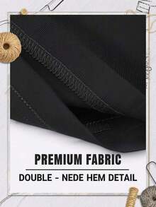 1 pieza de camiseta para mujer, camiseta casual de manga corta y cuello redondo, de algodón suave lavado con estampado, para uso diario en verano, 180g, 100% algodón lavado (tallas S-3XL). - Negro - Ver 4