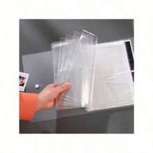 3 Inch 84 Compartments Family Photo Case, Transparent PVC Idol Card Album, Dust-Proof And Moisture-Proof, Star Card Collection Book, Creative Photo Organization Book, Fan Gifts, Birthday Souvenirs, Star-Chasing Storage Box, New Style Birthday Commemorative Album Student Collection Book - Clear - 查看 4