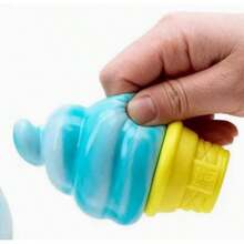 Cute Mini Dippin Dazzler Squeeze Toy, Ice Cream Shaped Slow Rebound Sensory Fidget Toy, Soft TPR Decompression Hand Toy, Novelty Leisure Decor & Premium Holiday Gift For Daily Relax - 顏色隨機冰淇淋一個 - 查看 4