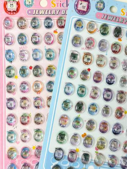3D Epoxy Resin Embossed Stickers, Suitable For Toys, Instructions, Diaries, Notebooks, Laptops, Phone Cases And Decorations. The Clear Animal Patterns Create A 3D Effect, Making Them An Ideal Choice For Decorating Phone Cases And Notebooks.