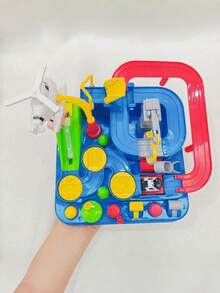 Mini Adventure Car Toy Set | Educational Assembly Game | Inertial Driving Vehicle And Parking Game Combo | Interactive STEM Educational Game For Parents And Kids | Adventure Game For Boys And Girls | Holiday And Birthday Gift (Accessory Color And Style Random) - Multicolor - View 5