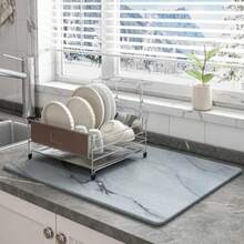 Drying Mat & Dish Drying Mat - Grey 2 Pack - View 3