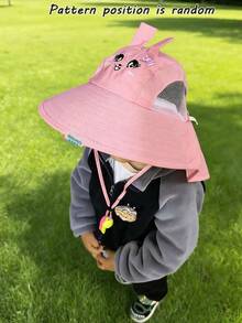 New Arrival Kids Sun Hat, Boys Girls Summer Sun Protection Hat With Large Brim, Thin Breathable Bucket Hat, Fashionable & Unique - Hat - View 14