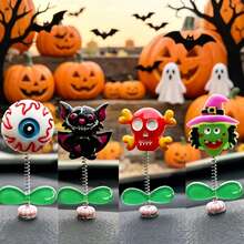 Đồ trang trí Halloween dễ thương, nhãn cầu ma quái, đầu lâu dơi, phù thủy ma, những chiếc đầu lắc ngộ nghĩnh. - ngẫu nhiên - Xem 3