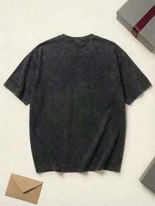 Oversized T-Shirts, Men's Clothing, Graphic T-Shirts, Summer Clothes, Summer Tops, Easter Clothes, Spring Clothes, T-Shirts, Women's Summer Sets, Men's Summer Clothes - 白色 - 查看 4