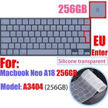 SDYIGOE Cubierta protectora de silicona para teclado compatible con todos los modelos Air/Pro (13/14/15/16 pulgadas), compatible con modelos con chip M1, M2, M3, M4 A2918, A2991, A2338, A2337, A2681, A3113, A3240, se ajusta a diseños de teclado de EE. UU. y UE - silicona transparente - Ver 25