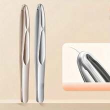 2pcs/1pc High Precision Stainless Steel Slanted Tip Tweezers, Ergonomic Handle Design, Suitable For Fine Hair, Facial Hair, Eyebrows, Makeup And Beauty Care Tools - One Size Fits All - View 11