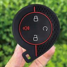 Bao da điều khiển từ xa bằng silicon cho xe hơi Great Wall Mountains Seas POER Truck GWM P Series Pickup GWM Cannon Alpha, vỏ cao su có móc khóa. - đen - Xem 11