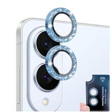 Shiny Pink Lens Film, Compatible With Samsung Galaxy A26/A36/A56, S25 Edge, Shiny Lens Film With Positioning For Easy Installation, High Definition Tempered Glass Anti-Scratch Wear-Resistant Lens Protector, Lens Protection Pad, Lens Protector, Multiple Colors Available: Shiny Pink, Shiny Blue, Silver, Purple, Multicolor Lens Protection Sticker - Multicolor - View 3