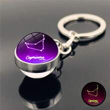12 signos del zodíaco Bola de cristal luminosa Llavero, adecuado para regalos de vacaciones, regalos divertidos y lindos, regalos de cumpleaños, regalos de Pascua, regalos de Halloween, regalos de Navidad, regalos de fiesta, Squishy, Juguetes Squishy, Juguetes de estrés Squishy, Dumpling Squish, Juguetes para adultos mujeres - Multicolor - Ver 14