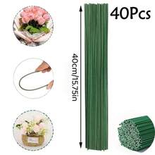 Dây leo hoa bọc xanh, dây thép làm đồ thủ công và cắm hoa, dây sắt chống thấm nước, thích hợp cho trang trí ngày lễ và các dự án thủ công, giàn leo điều chỉnh được cho cây leo, thân hoa nhân tạo dễ tạo hình và đa năng, siêu bền và dễ uốn cong, nhiều hình dạng phụ kiện trang trí bó hoa tự làm, dụng cụ trang trí làm vườn. - Nhiều màu - Xem 20