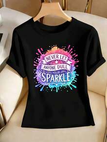 Women T-Shirts - Black - View 2