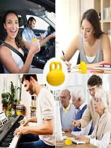 1/2 quả bóng tập luyện sức mạnh hình quả trứng, bóng tập luyện chống trượt độ đàn hồi cao, dụng cụ tập luyện sức mạnh ngón tay, dụng cụ thư giãn tay tại văn phòng, dụng cụ tăng cường sức mạnh cầm nắm di động, thiết bị phục hồi chức năng vật lý trị liệu, thích hợp làm quà tặng lễ Phục sinh. - Một cỡ - Xem 2