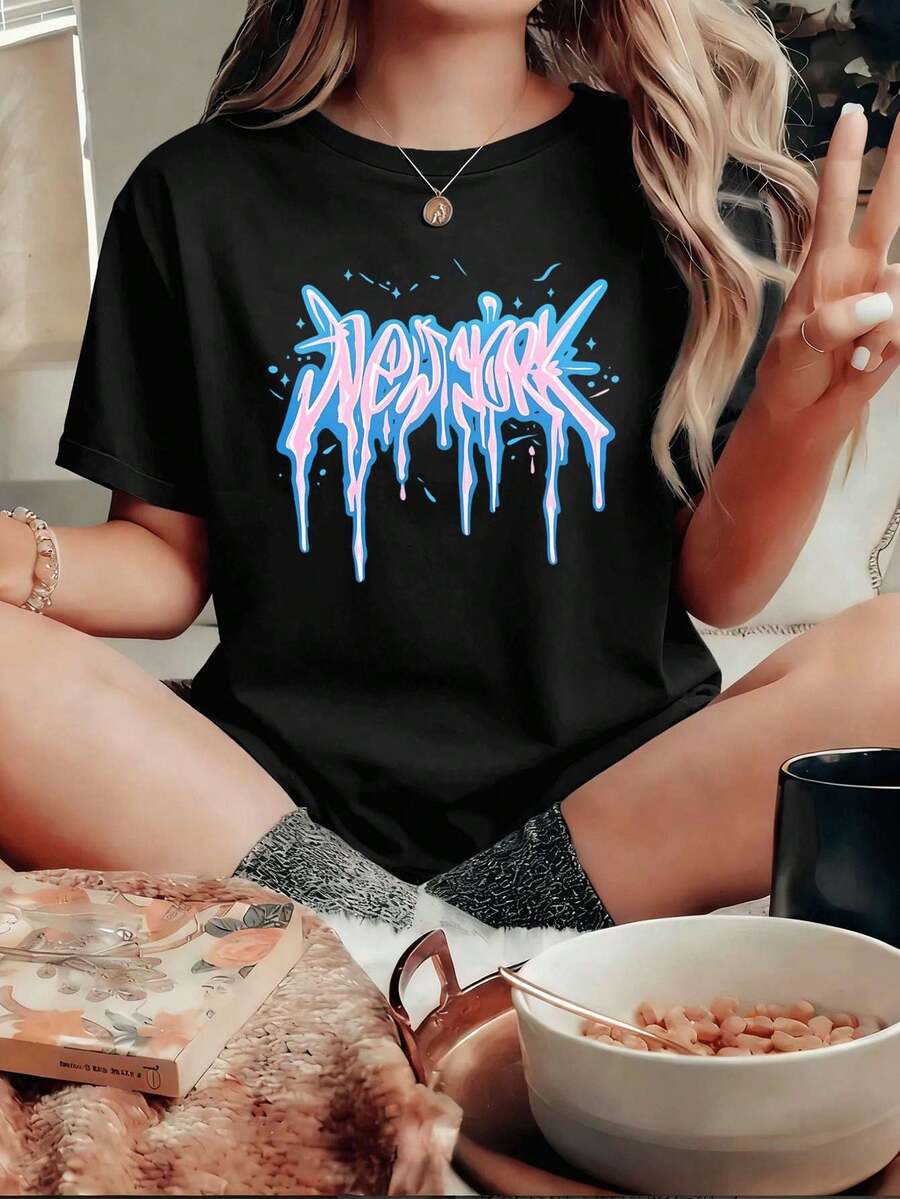 Women T-Shirts - Black - View 1