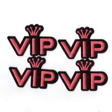 Miếng vá hình vương miện thêu VIP - Có thể ủi, may, dùng để trang trí túi xách, quần áo và các sản phẩm thủ công DIY - Bền, màu sắc sống động. - Phiên bản ủi - Xem 13