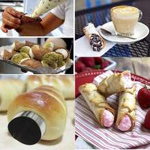 Bộ 12 khuôn bánh nhiều lớp bằng thép không gỉ, khuôn nướng bánh crepe, quà tặng kỷ niệm. - Nhiều màu - Xem 6