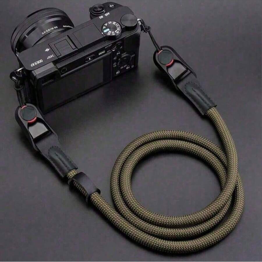 Correa universal de liberación rápida, correa ajustable de nailon para cuello/hombro, soporte antiperidida adecuado para cámara DSLR/SLR/sin espejo, ukelele/guitarra/bajo/grabadora, accesorio cómodo para fotografía y música - Multicolor - Ver 1
