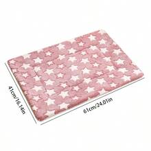 1pc Soft Plush Pet Mat, Suitable For All Seasons, Machine Washable, Can Be Used As Pad Or Pillow For Rabbits, Kittens, Squirrels, Hedgehogs, Hamsters And Other Small Pets, Pet Bed Mat, Blanket - Multicolor - View 4