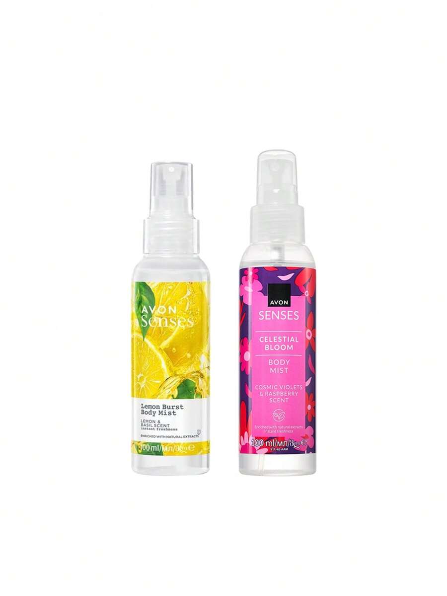 [Bundle] Senses Lemon Burst Body Mist 100 Ml + Celestial Bloom Body Mist 100 Ml - Senses - View 1